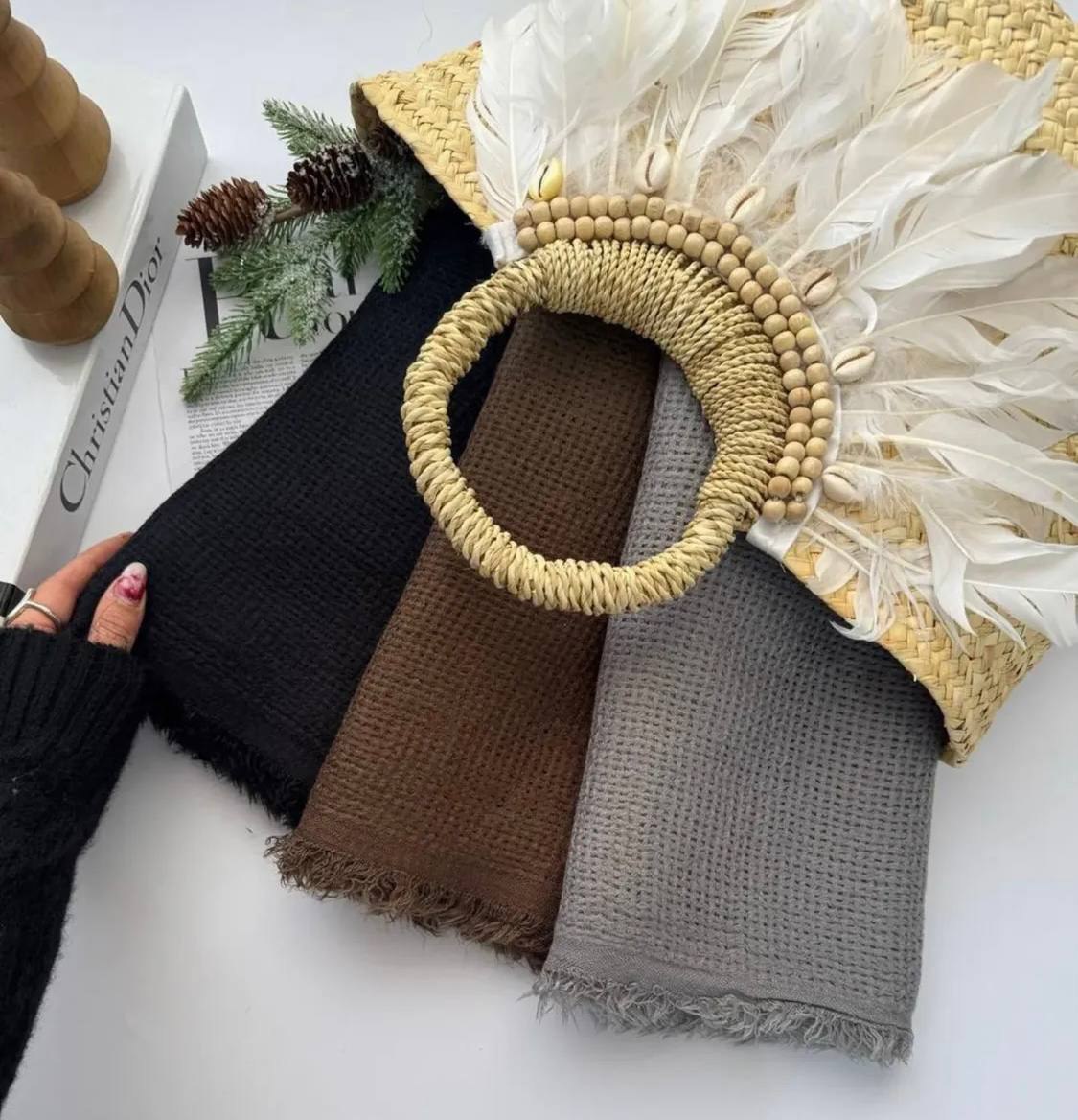 شال پاییزی زنبوری زنانه کد 419282