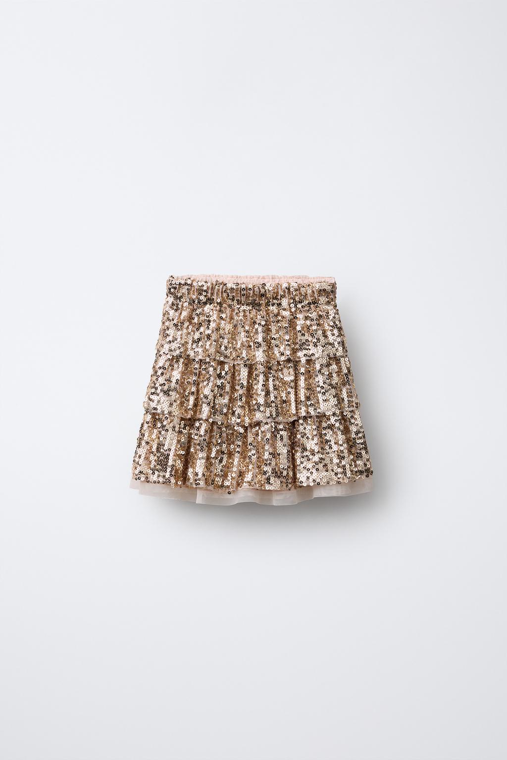 دامن دخترانه 30477 سایز 6 تا 14 سال مارک ZARA   *