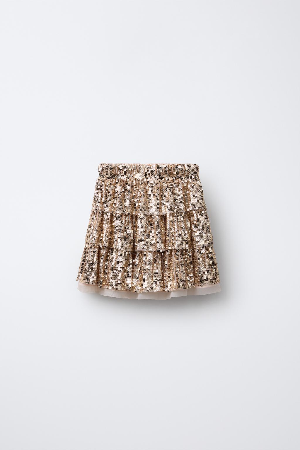 دامن دخترانه 30477 سایز 6 تا 14 سال مارک ZARA   *