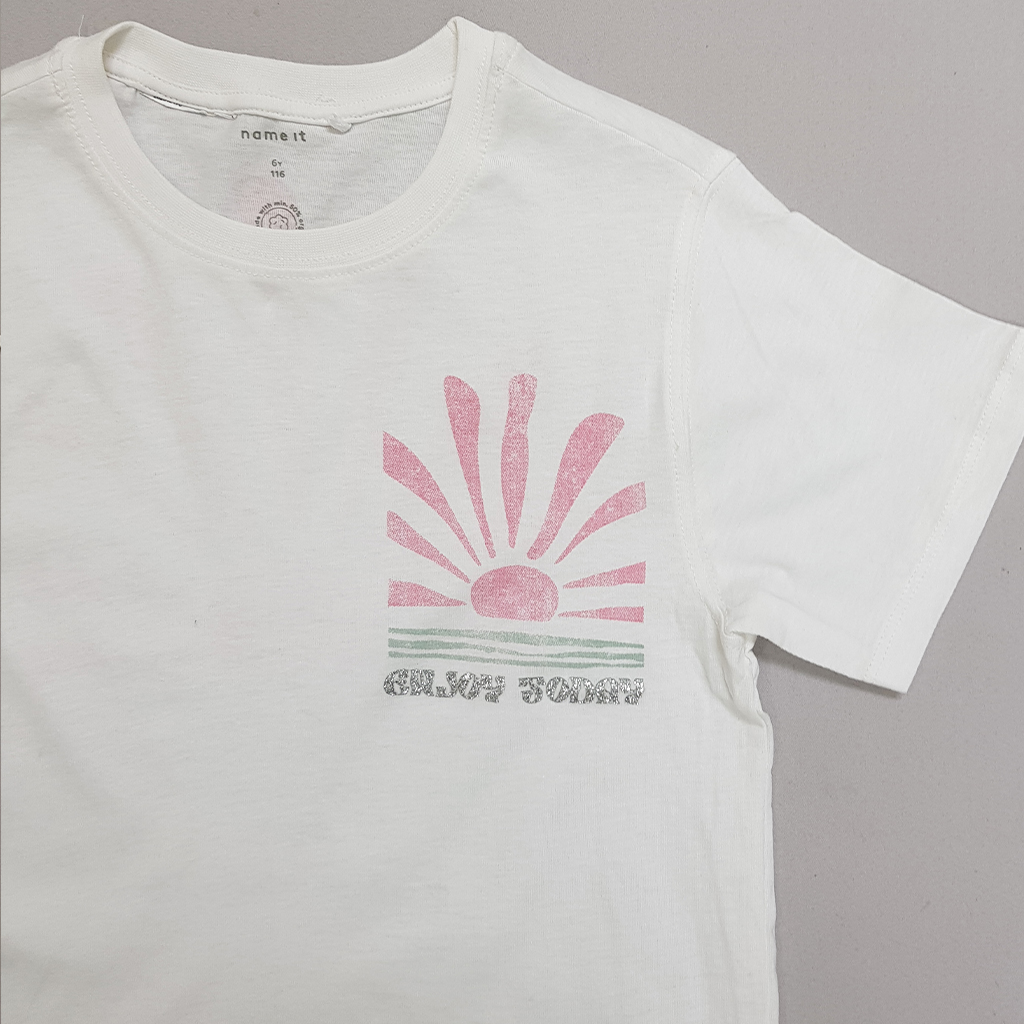 تی شرت دخترانه 30584 سایز 6 تا 14 سال کد 2 مارک Name It