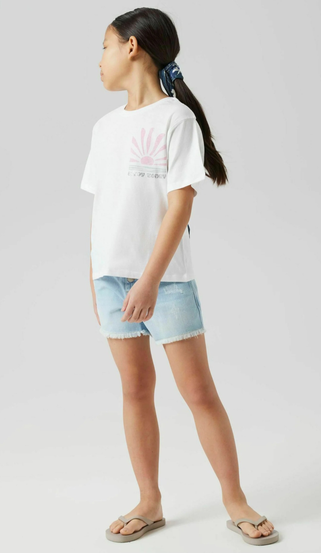 تی شرت دخترانه 30584 سایز 6 تا 14 سال کد 2 مارک Name It