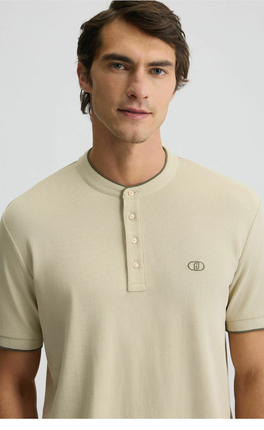 تی شرت یقه دار مردانه 30368 کد 1