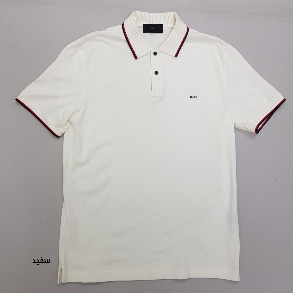 تی شرت یقه دار مردانه 30368 کد 2 مارک liu jo