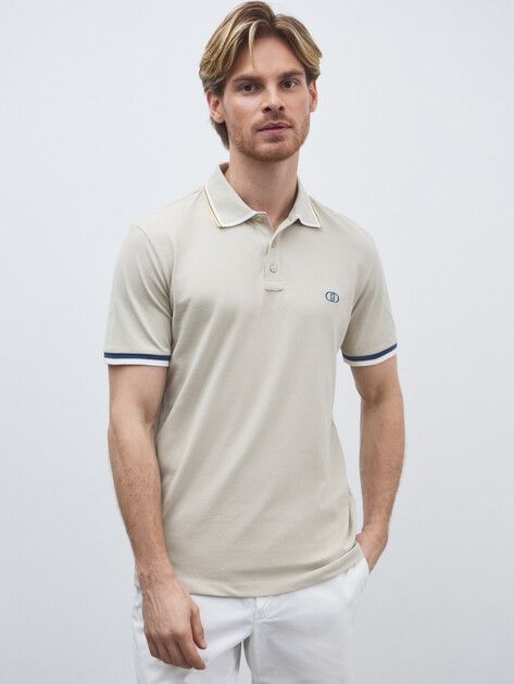 تی شرت یقه دار مردانه 30368 کد 2 مارک liu jo