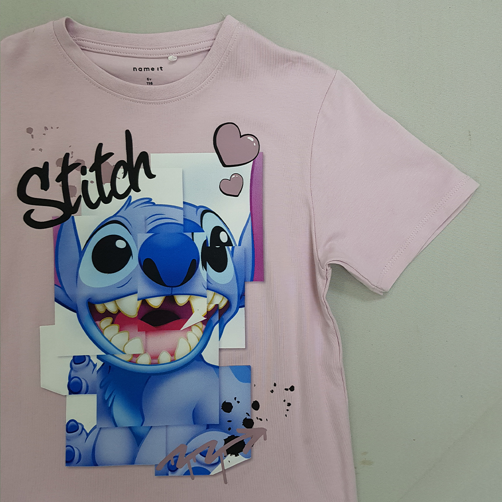 تی شرت دخترانه 30546 سایز 6 تا 14 سال کد 2 مارک Name It