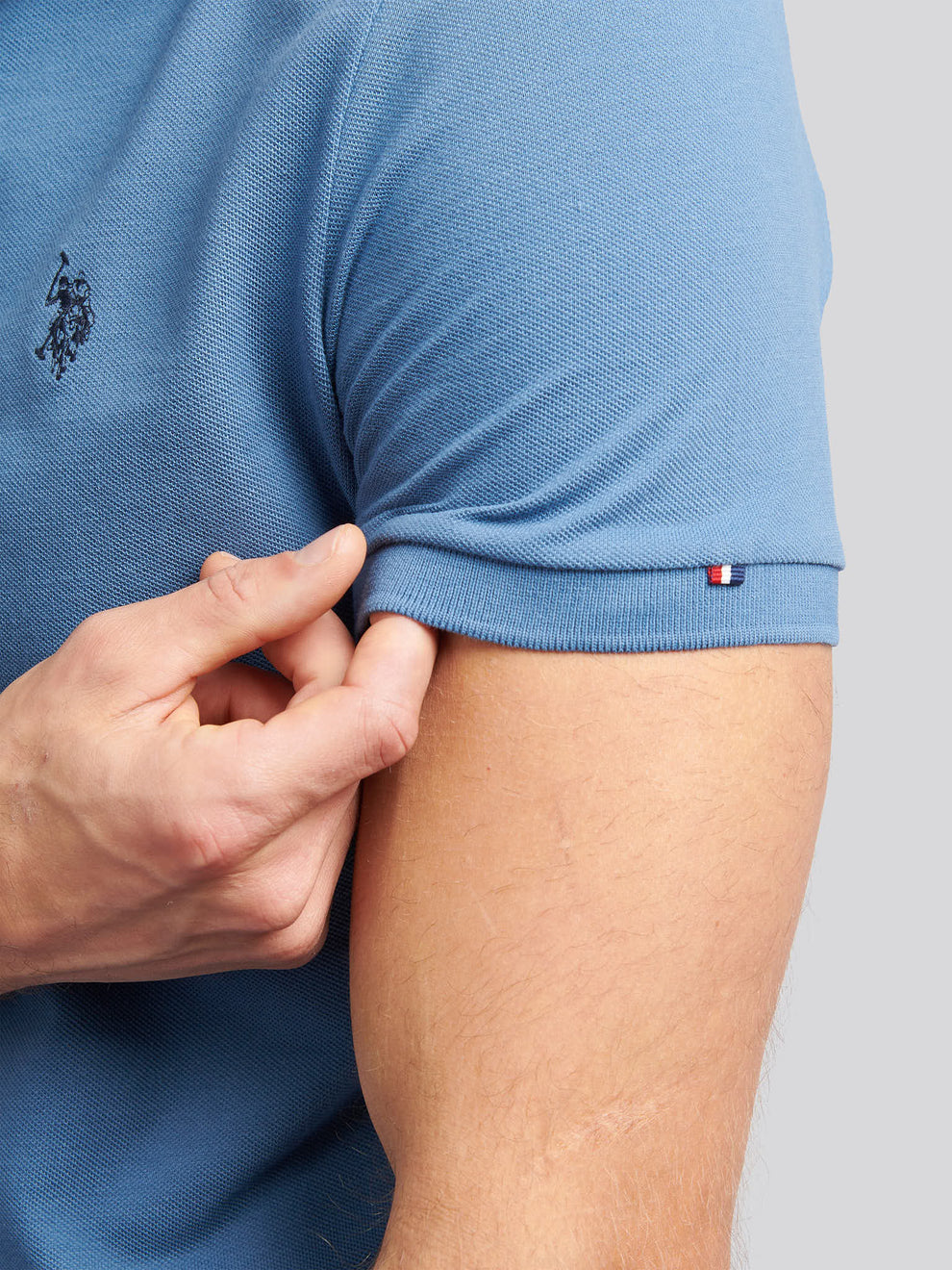 تی شرت یقه دار مردانه 30364 مارک US POLO ASSN