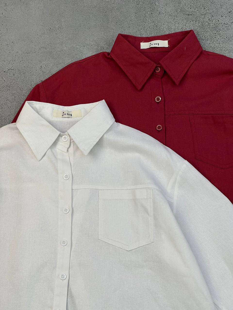 شومیز کراپ لینن زنانه کد 419366