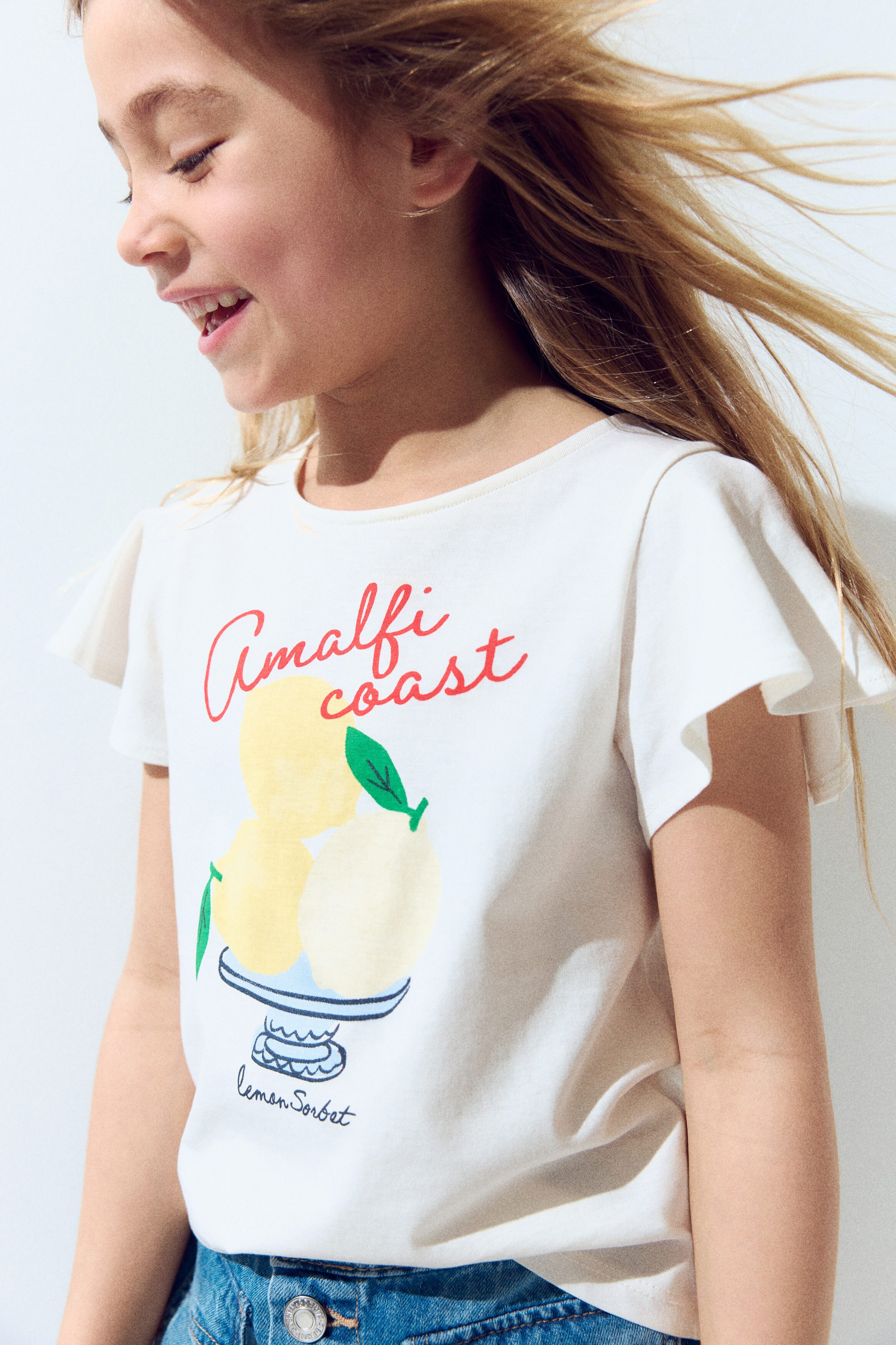 تی شرت دخترانه 30724 سایز 1.5 تا 12 سال مارک H&M