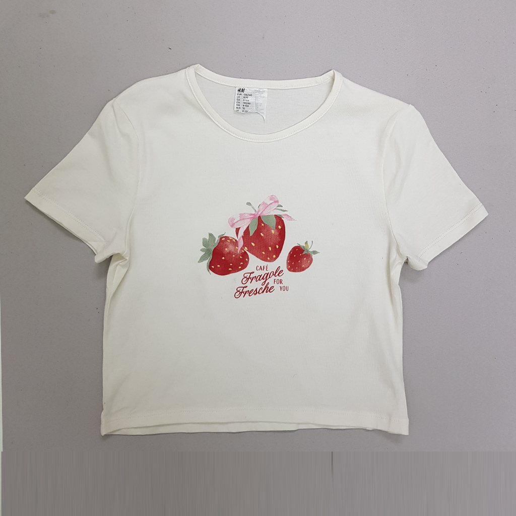 تی شرت دخترانه 30720 سایز 9 تا 15 سال مارک H&M