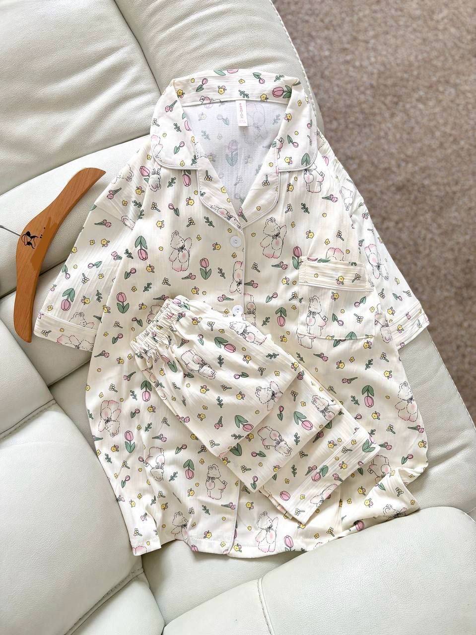 ست دو تیکه نخ کریشه زنانه کد 419374