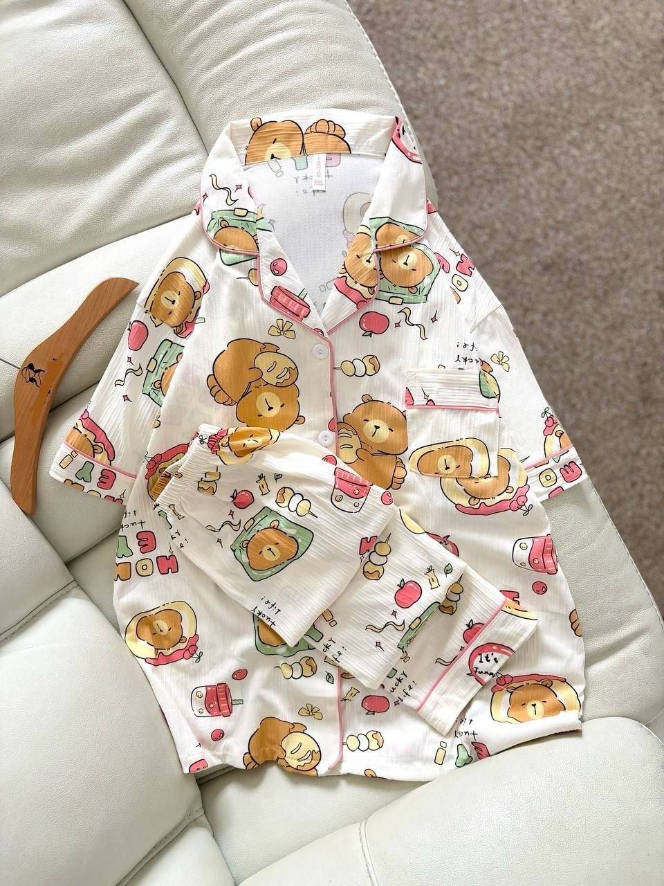 ست دو تیکه نخ کریشه زنانه کد 419378