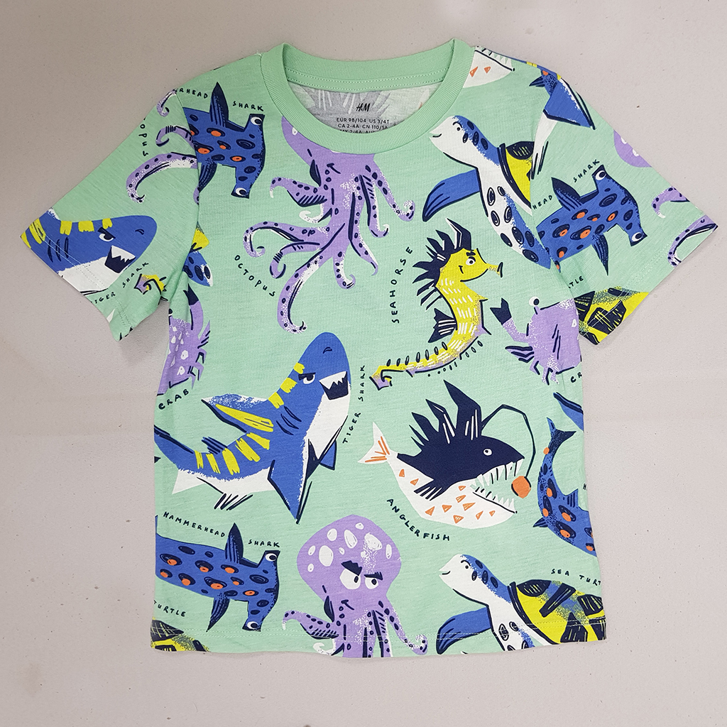 تی شرت پسرانه 30734 سایز 1.5 تا 12 سال مارک H&M