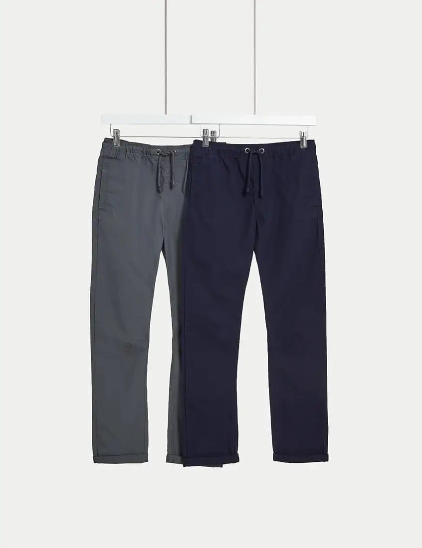 شلوار پسرانه 30444 سایز 7 تا 16 سال مارک M&S
