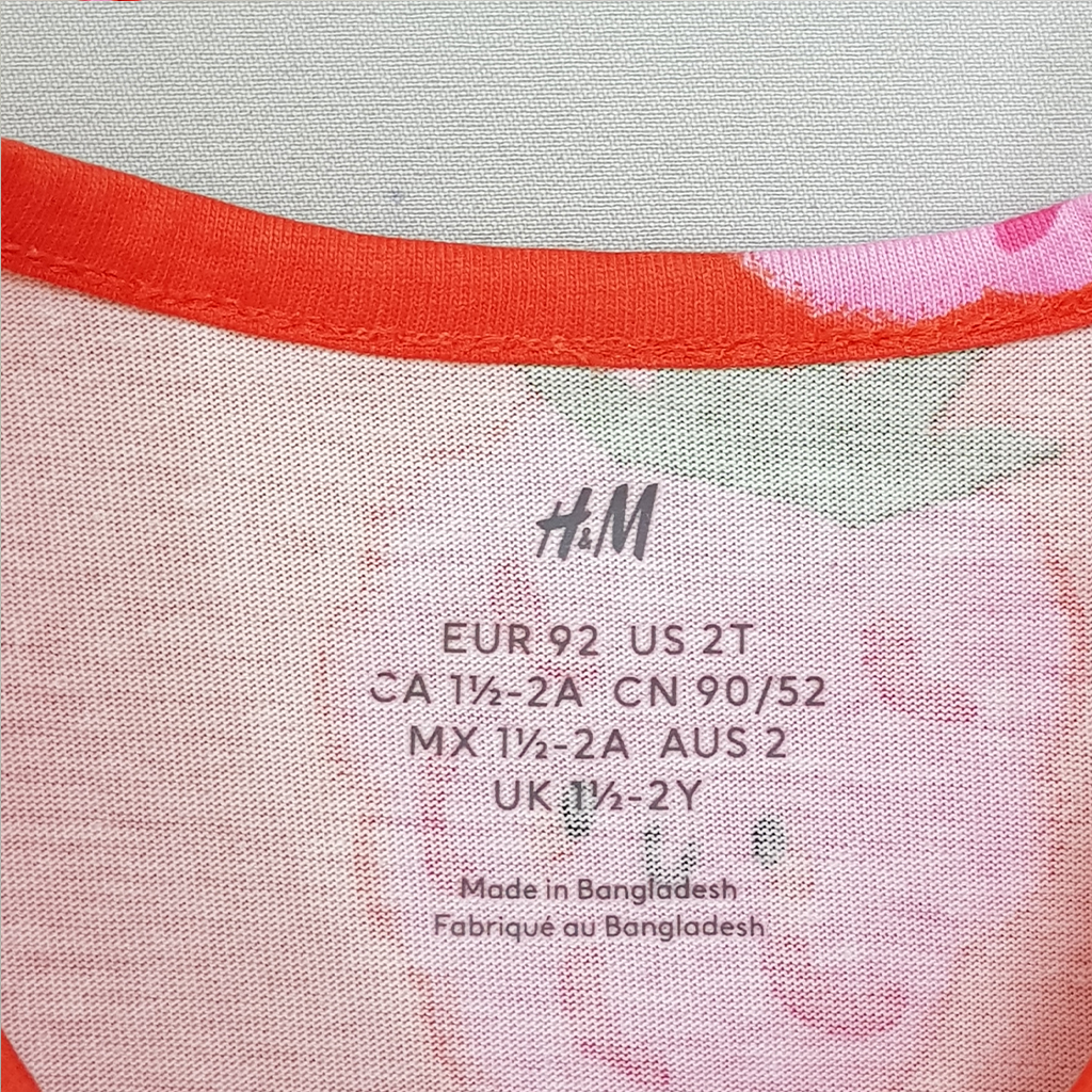 سارافون دخترانه 30727 سایز 1.5 تا 11 سال مارک H&M