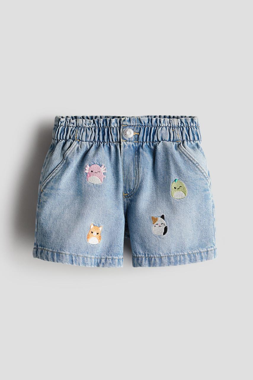 شلوارک جینز دخترانه 30867 سایز 4 تا 12 سال مارک H&M