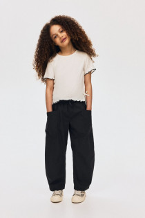 شلوار کتان 30895 سایز 1.5 تا 10 سال مارک H&M