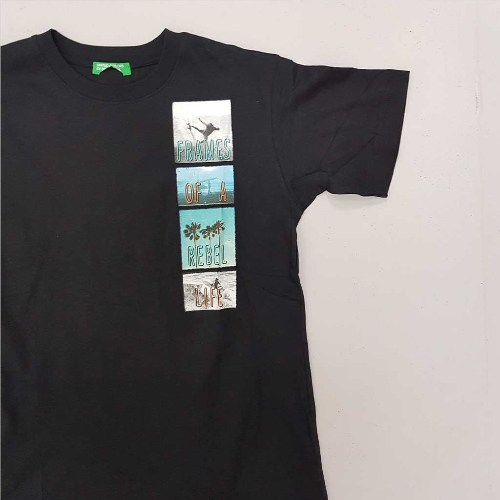 تی شرت پسرانه 30820 سایز 6 تا 14 سال مارک United Colors Of Benetton