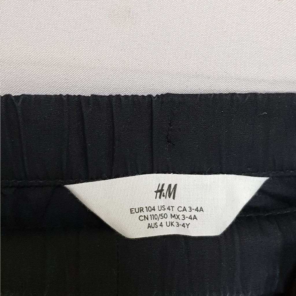 شلوار کتان 30896 سایز 1.5 تا 12 سال کد 2 مارک H&M