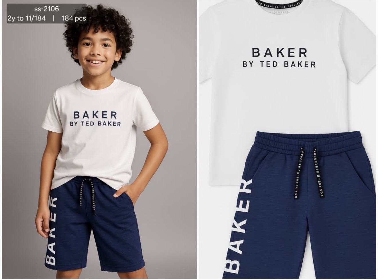 ست پسرانه 30997 سایز 2 تا 12 سال مارک BAKER