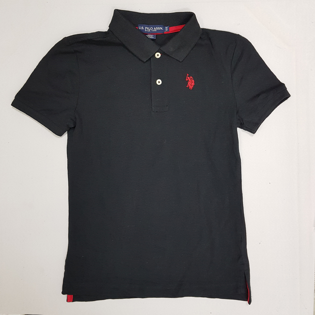 تی شرت یقه دار پسرانه 31061 سایز 4 تا 18 سال مارک US POLO ASSN