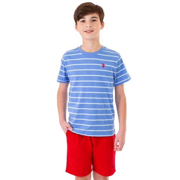 تی شرت پسرانه 31051 سایز 2 تا 18 سال مارک US POLO ASSN
