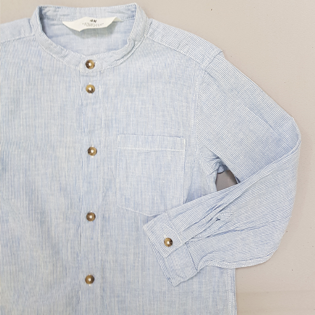 پیراهن پسرانه 31107 سایز 1.5 تا 10 سال مارک H&M