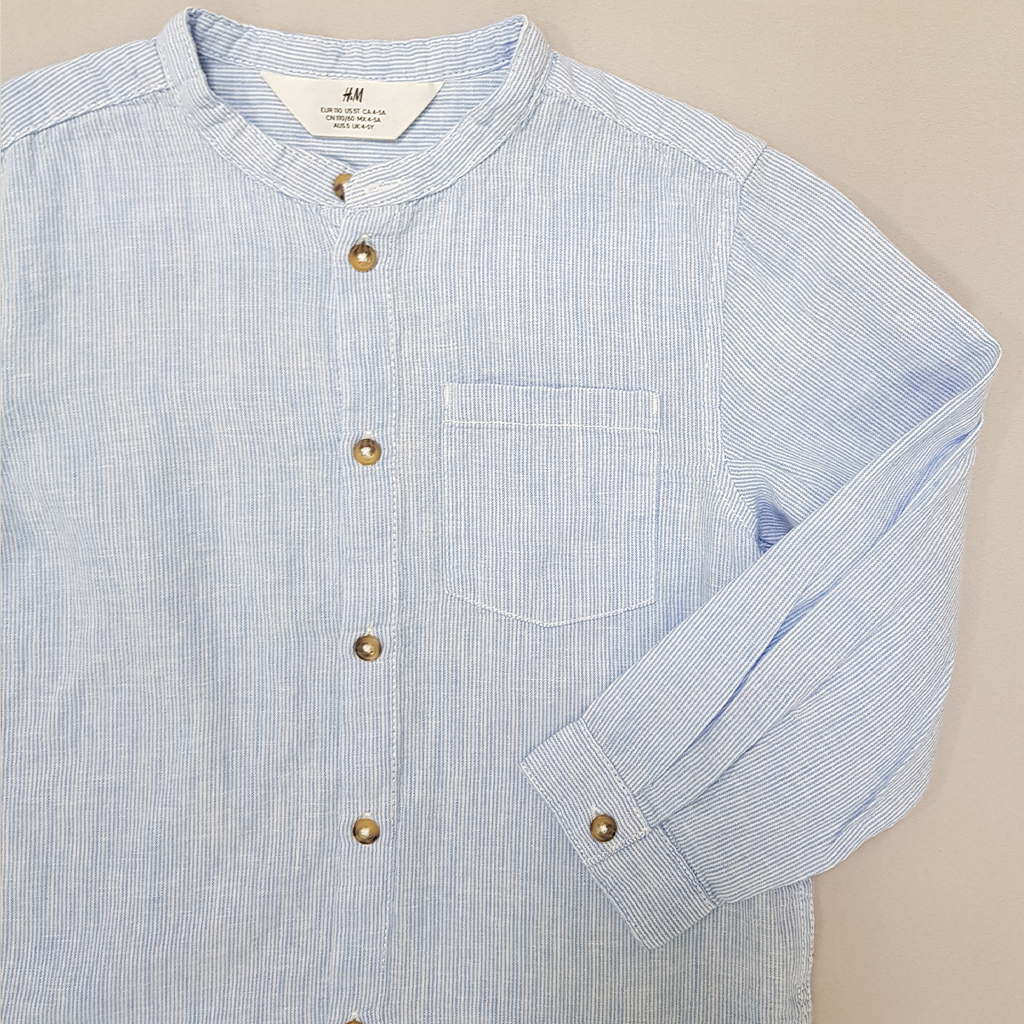پیراهن پسرانه 31107 سایز 1.5 تا 10 سال مارک H&M