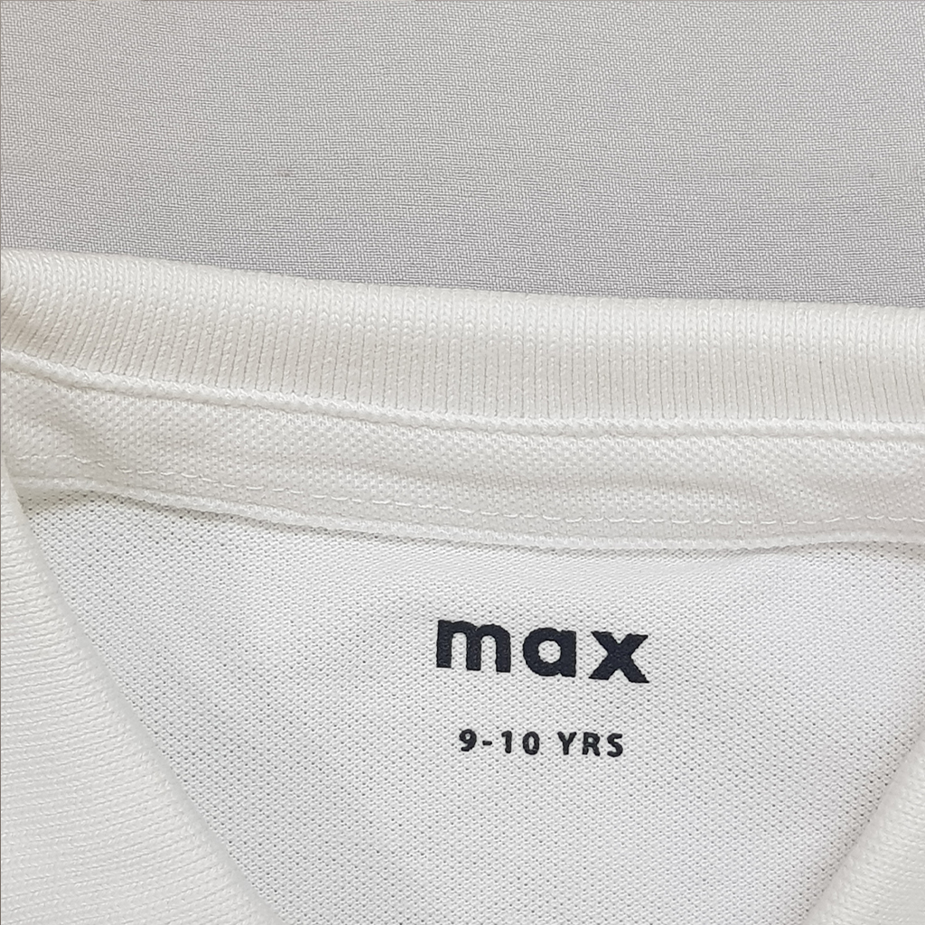 تی شرت یقه دار پسرانه 31226 سایز 8 تا 16 سال مارک MAX