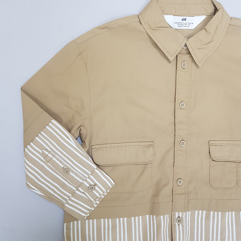 پیراهن پسرانه 31211 سایز 1.5 تا 12 سال مارک H&M