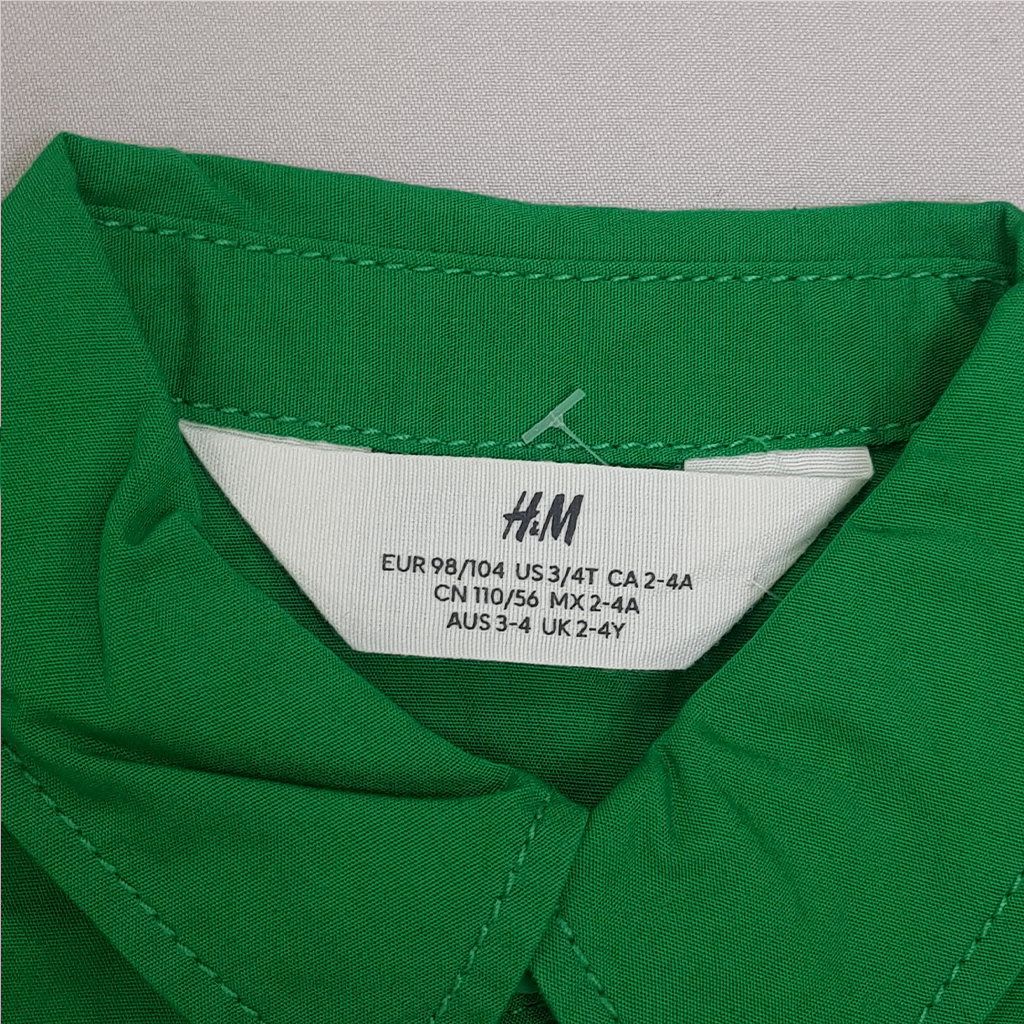 پیراهن پسرانه 31213 سایز 1.5 تا 10 سال مارک H&M