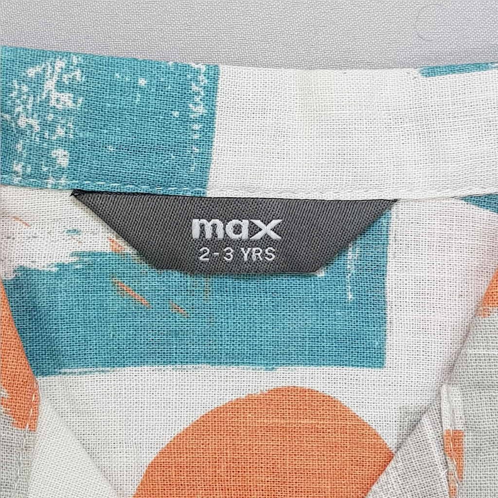 پیراهن 31203 سایز 2 تا 8 سال مارک MAX