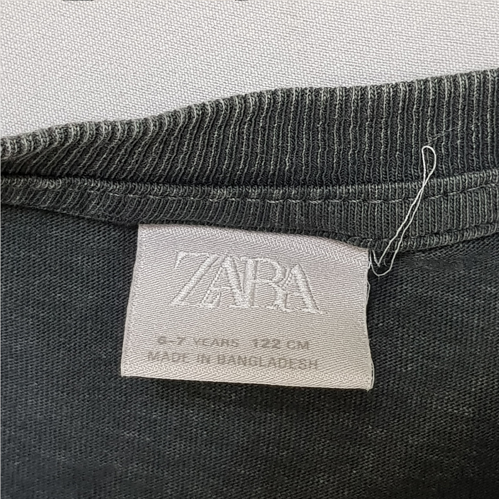 تی شرت دخترانه 31358 سایز 6 تا 14 سال کد 1 مارک ZARA