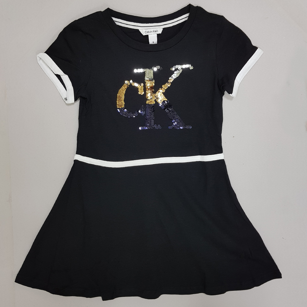 سارافون دخترانه 31408 سایز 2 تا 16 سال مارک Calvin Klein