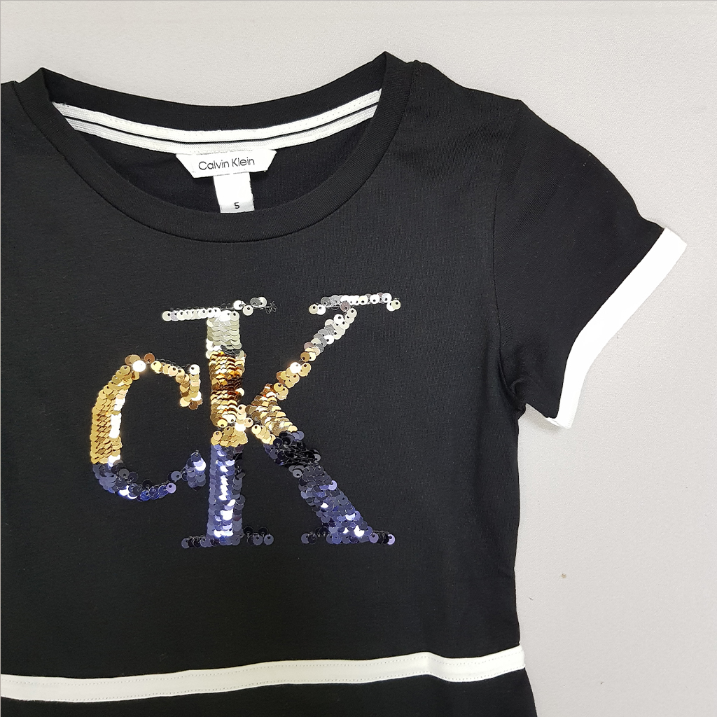 سارافون دخترانه 31408 سایز 2 تا 16 سال مارک Calvin Klein