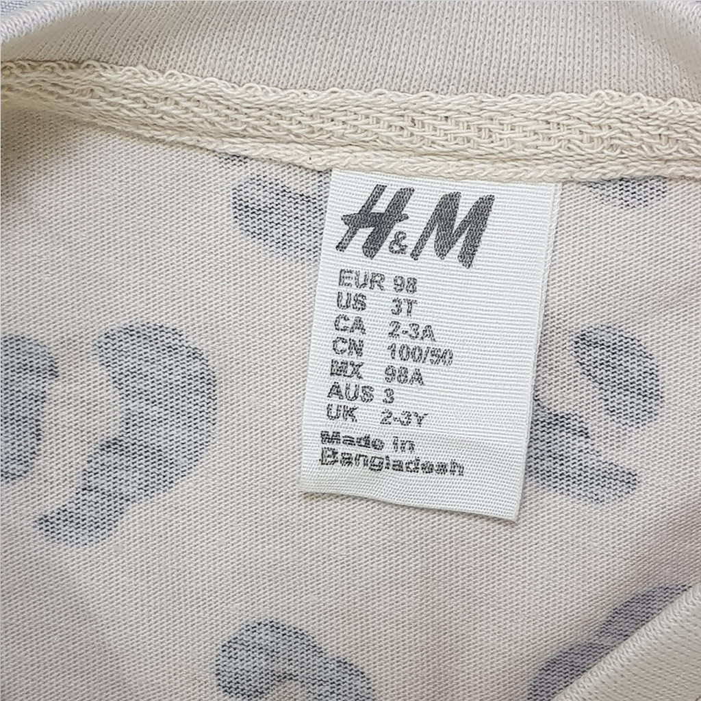 ست دخترانه 31429 سایز 2 تا 12 سال کد 2 مارک H&M