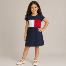 تونیک دخترانه 31405 سایز 2 تا 16 سال مارک  Tommy Hilfiger