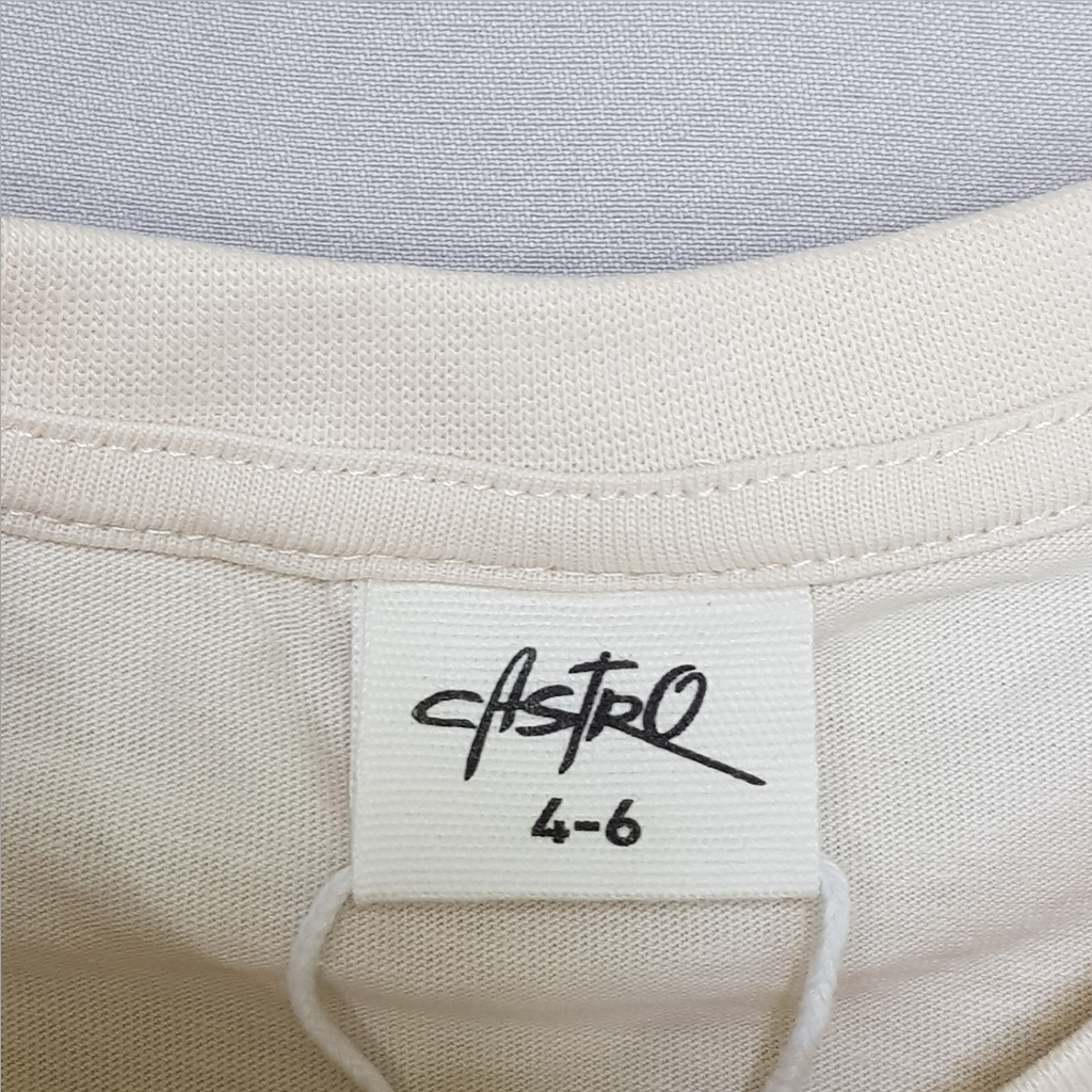 تی شرت پسرانه 31421 سایز 4 تا 10 سال مارک CastRo   *