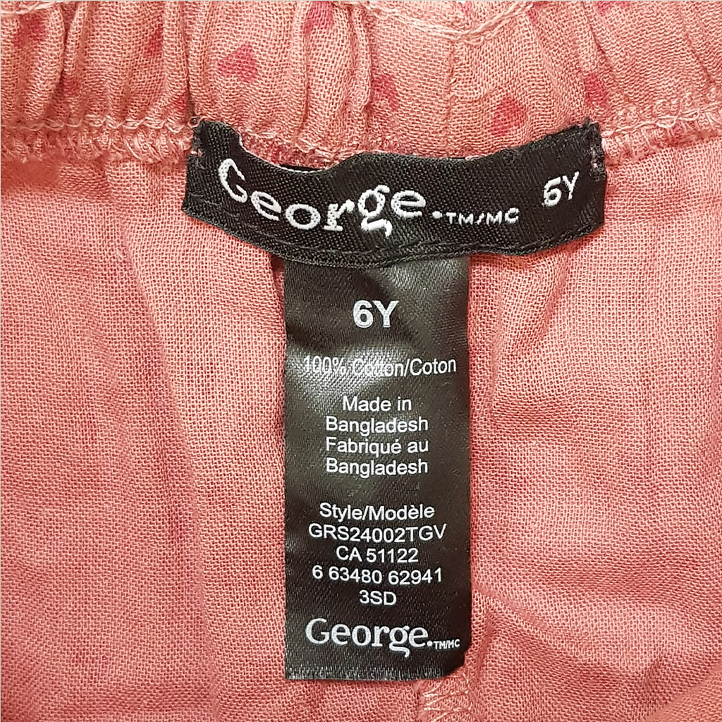 ست دخترانه 31249 سایز 2 تا 7 سال مارک GEORGE