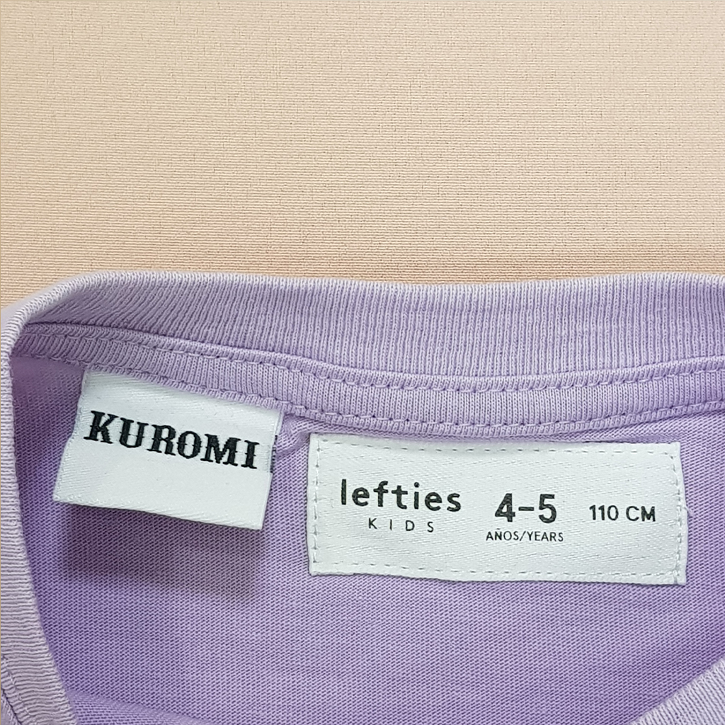 تی شرت دخترانه 31358 سایز 4 تا 14 سال کد 2 مارک Lefties