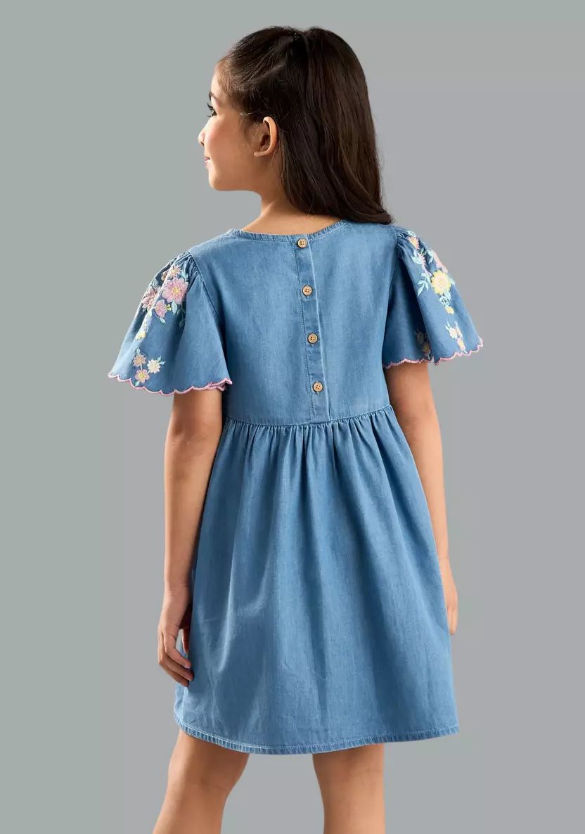 سارافون دخترانه 31456 سایز 2 تا 8 سال کد 2 مارک MAX