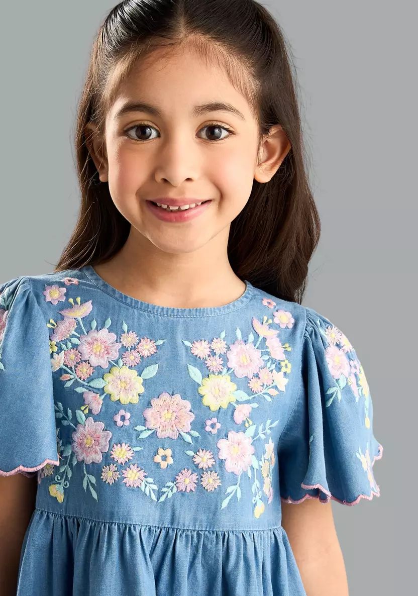 سارافون دخترانه 31456 سایز 2 تا 8 سال کد 2 مارک MAX