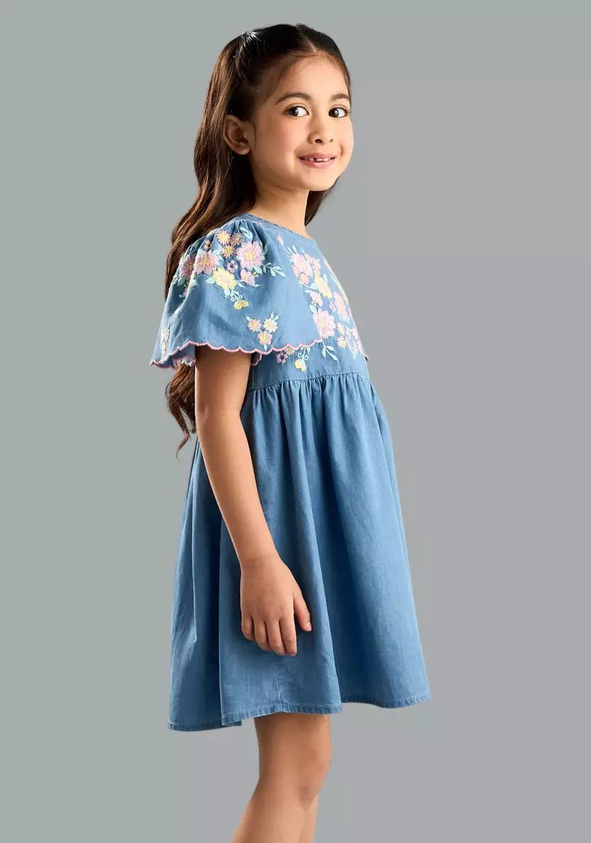 سارافون دخترانه 31456 سایز 2 تا 8 سال کد 2 مارک MAX