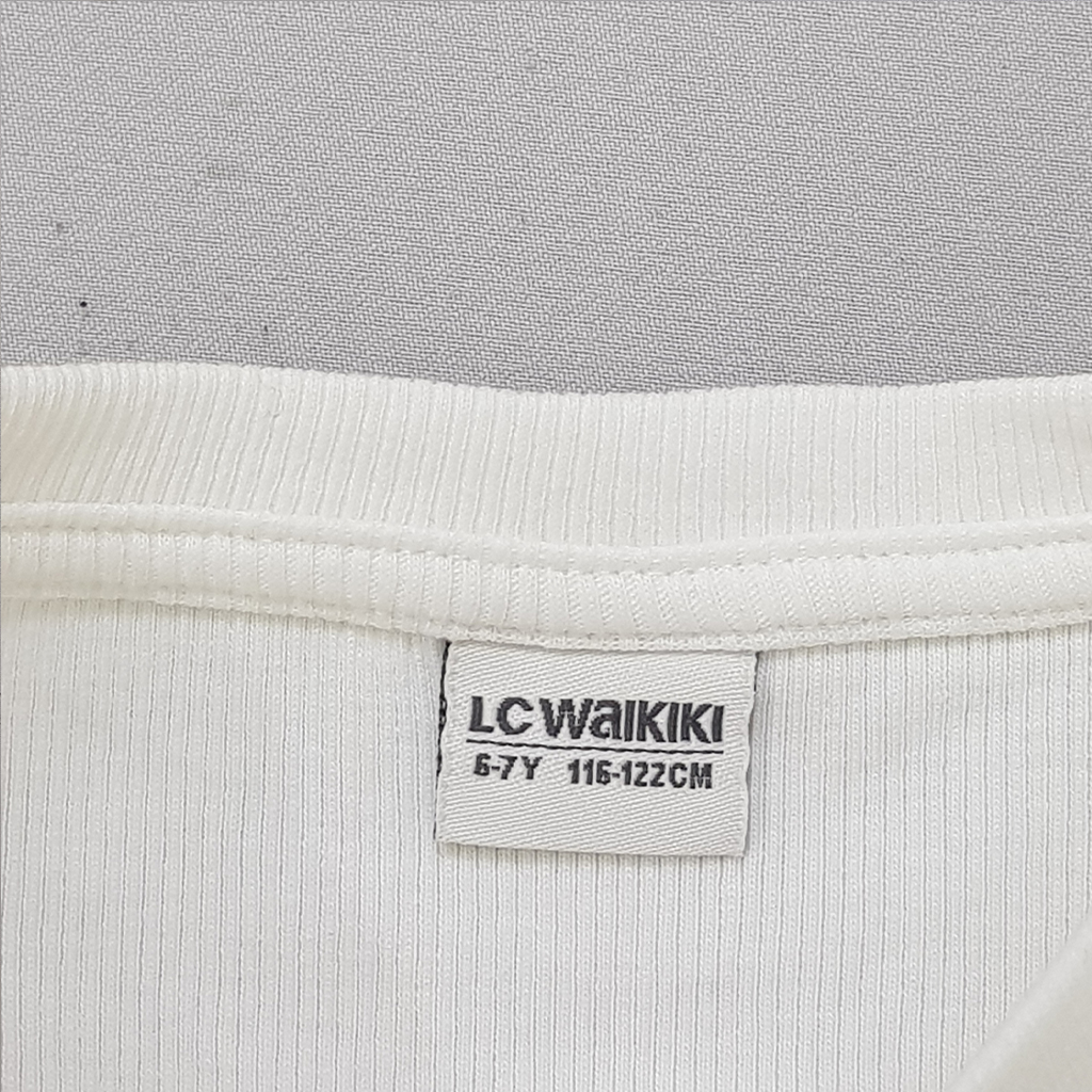 تی شرت دخترانه 31484 سایز 5 تا 14 سال مارک LC WAIKIKI