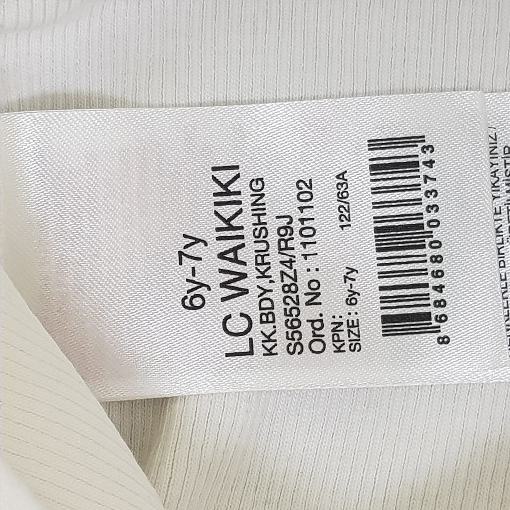 تی شرت دخترانه 31484 سایز 5 تا 14 سال مارک LC WAIKIKI