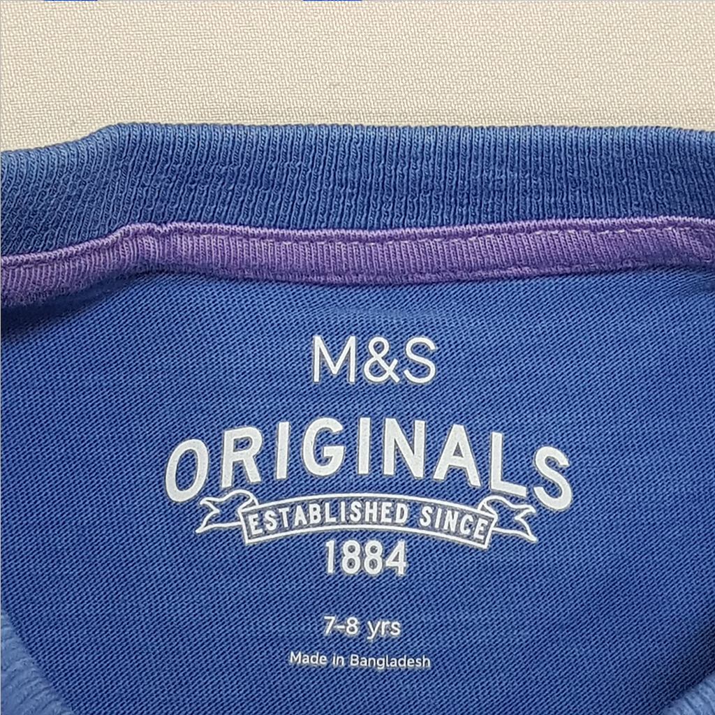 بلوز پسرانه 31558 سایز 2 تا 8 سال مارک M&S