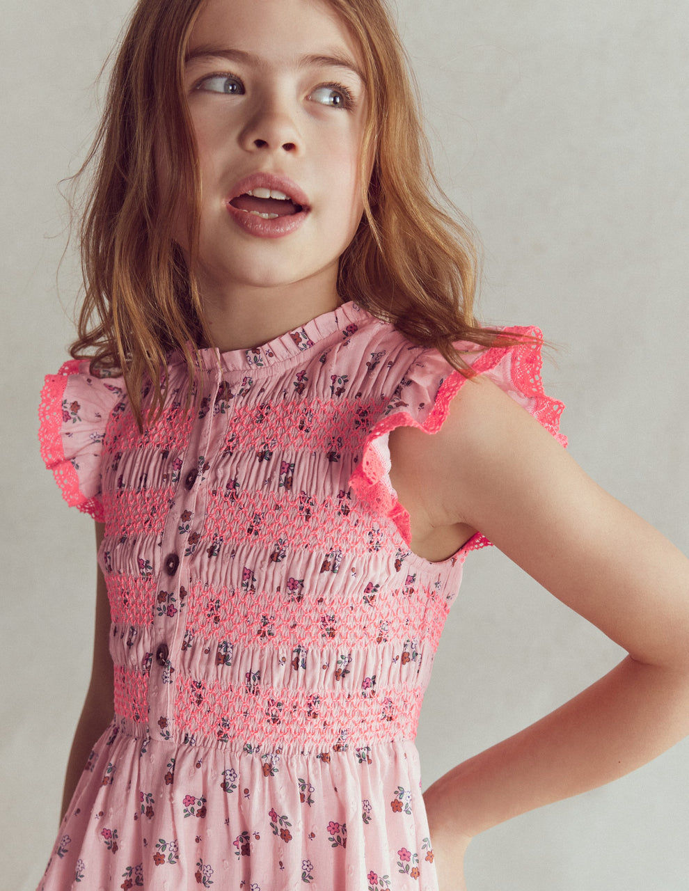 سارافون دخترانه 31503 سایز 4 تا 10 سال کد 1 مارک Mini Boden