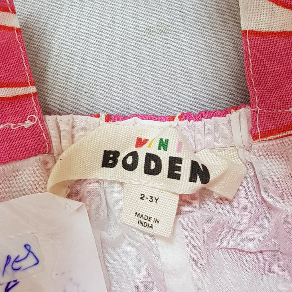 سارافون دخترانه 31503 سایز 2 تا 7 سال کد 9 مارک Mini Boden