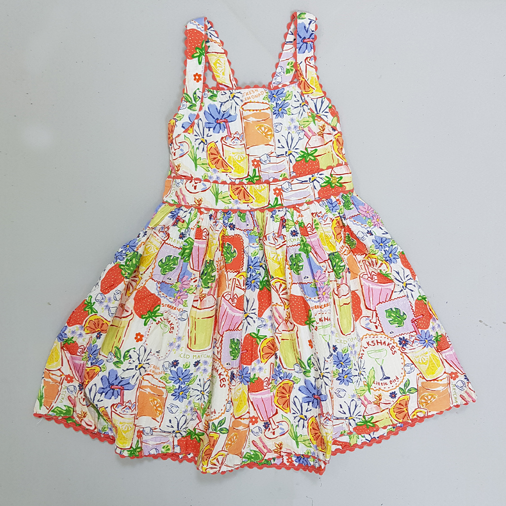 سارافون دخترانه 31503 سایز 5 تا 10 سال کد 10 مارک Mini Boden