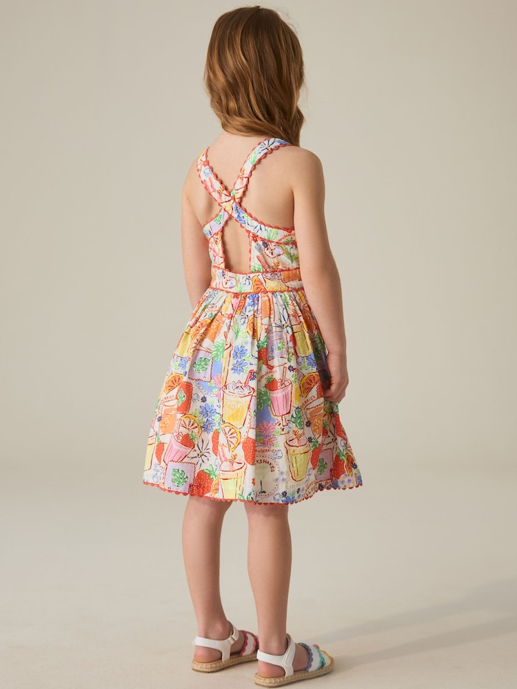 سارافون دخترانه 31503 سایز 5 تا 10 سال کد 10 مارک Mini Boden