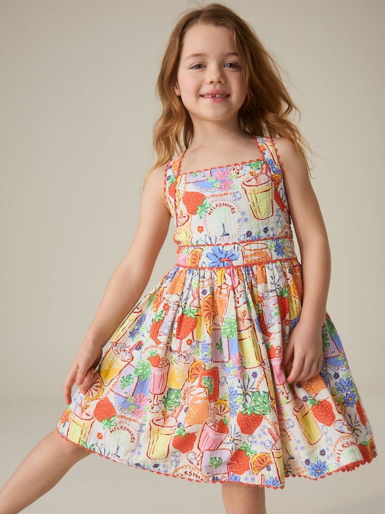 سارافون دخترانه 31503 سایز 5 تا 10 سال کد 10 مارک Mini Boden